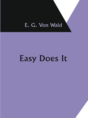 cover image of Easy Does It